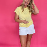 AVA White 4" Inseam A-Line Shorts (Hidden) - Shabby 2 Chic Boutiques