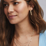 Addison Multi Strand Necklace in Gold