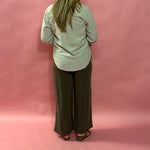 Alfie Button Up Shirt In Flax