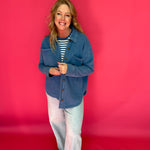 All Day Knit Jacket in Denim (ZSupply) - Shabby 2 Chic Boutiques