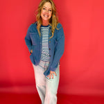 All Day Knit Jacket in Denim (ZSupply) - Shabby 2 Chic Boutiques