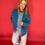 All Day Knit Jacket in Denim (ZSupply) - Shabby 2 Chic Boutiques