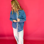 All Day Knit Jacket in Denim (ZSupply) - Shabby 2 Chic Boutiques