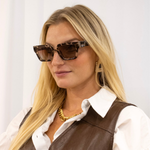 Allie - Women's Polarized Medium Rectangle Sunglasses - Shabby 2 Chic Boutiques