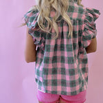 Acid Washed Frayed Cutoff Hem Shorts in Fuchsia