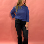 Ana High Rise Flare in Black