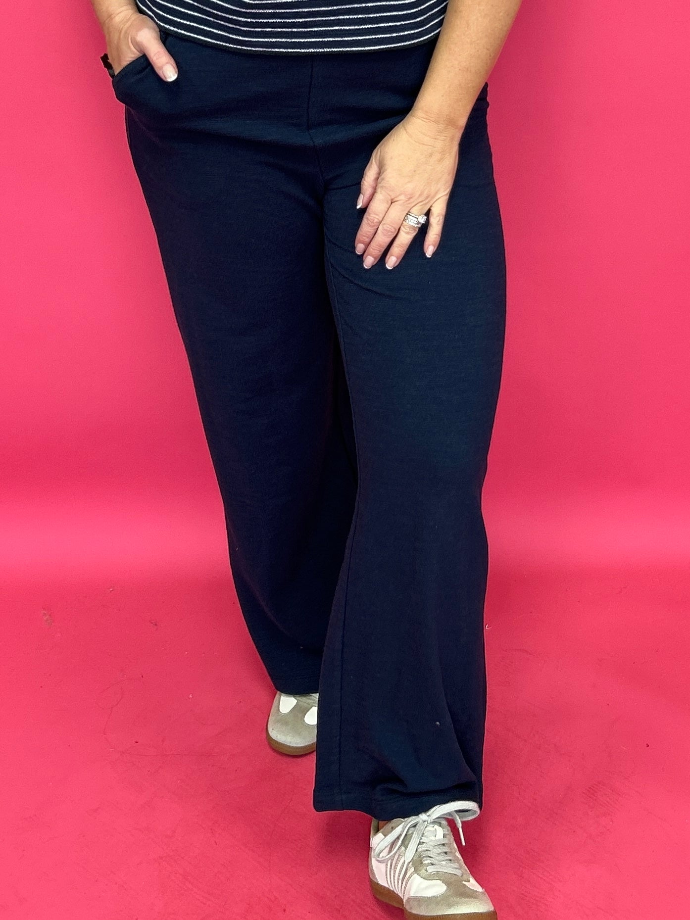 Andre Wide Leg Pant in Eclipse (ZSupply) - Shabby 2 Chic Boutiques
