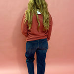 Vintage Red Vintage KC Football Sweatshirt in Red