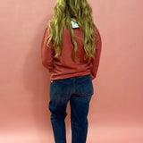 Vintage Red Vintage KC Football Sweatshirt in Red