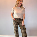 Ashton Wide Leg Barrel in Camo