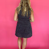 Back in Black Polka Dot Dress