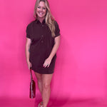 Back to Basics Mini Shirt Dress