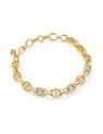 Bailey Pave Chain Bracelet in Gold