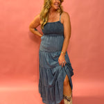 Balls Chambray Maxi Dress