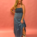 Balls Chambray Maxi Dress
