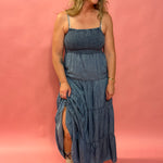 Balls Chambray Maxi Dress