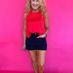 Banks Basic Tank in Red in Red - Shabby 2 Chic Boutiques