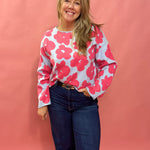 Been There Knit Floral Sweater