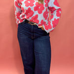 Been There Knit Floral Sweater