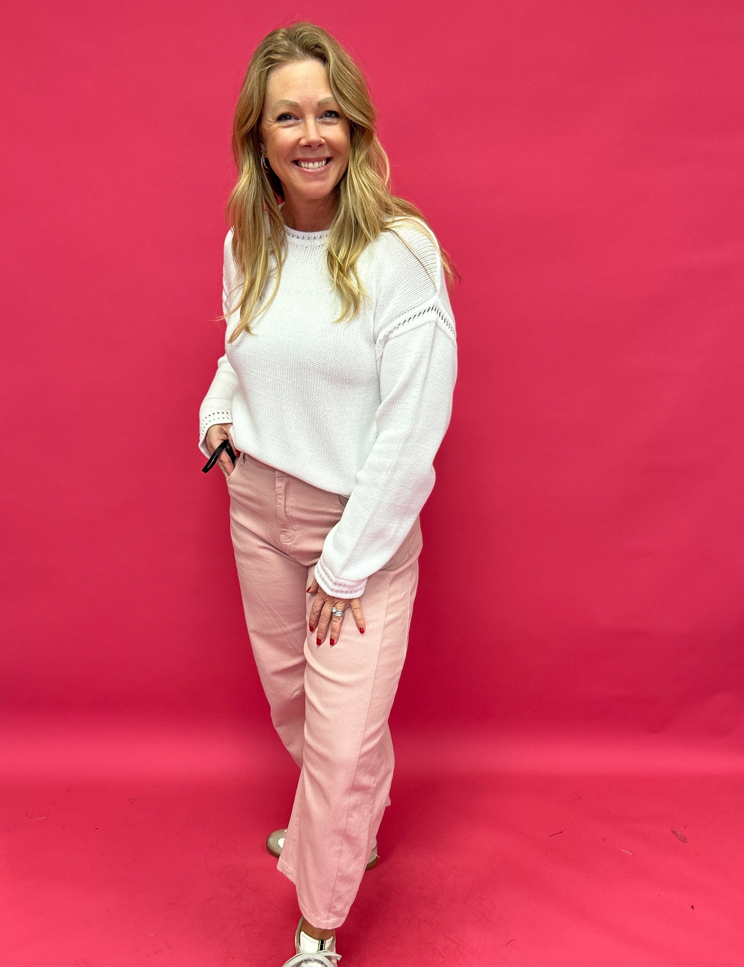 Bellami Sweater in White (ZSupply) - Shabby 2 Chic Boutiques