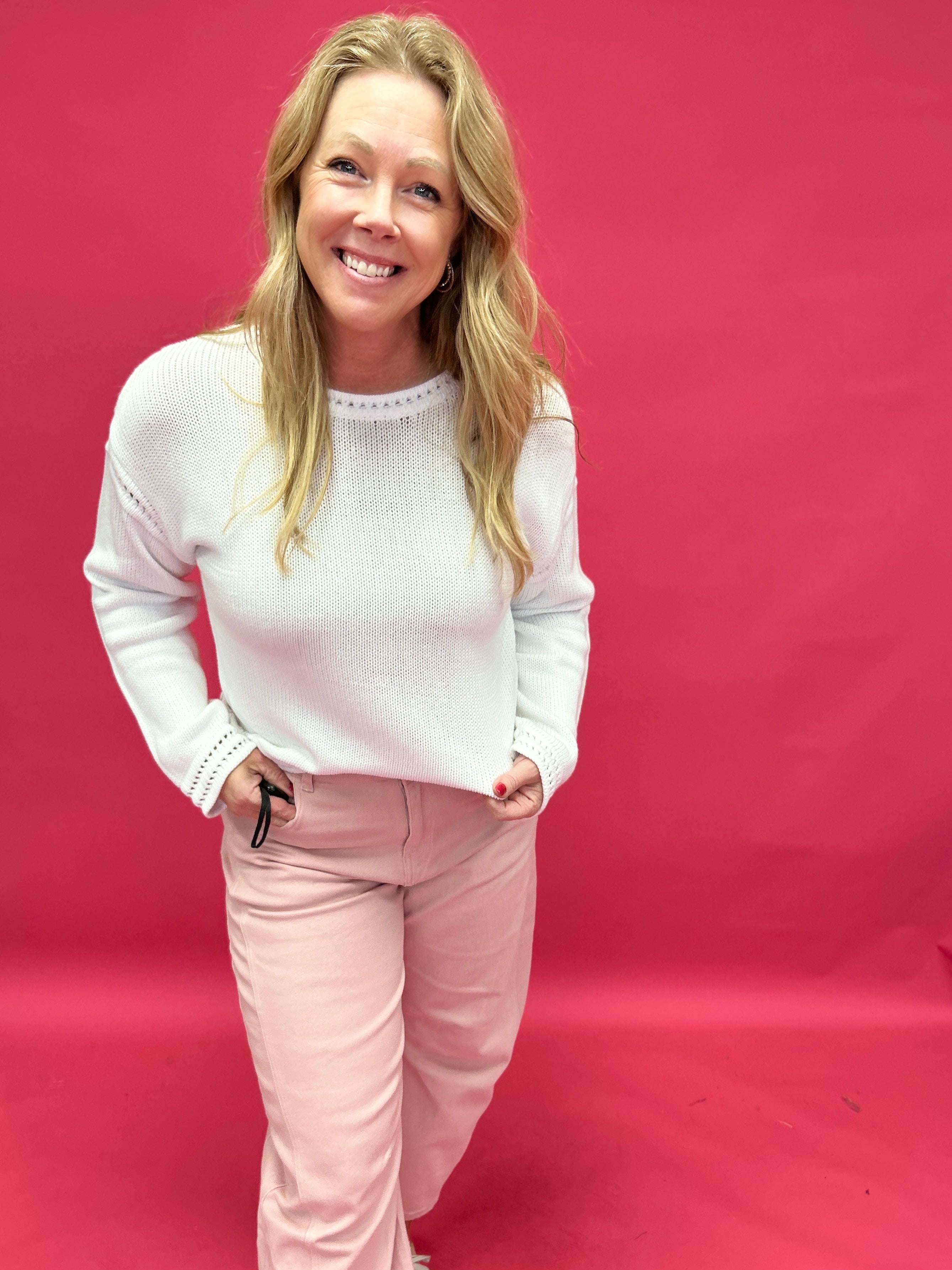 Bellami Sweater in White (ZSupply) - Shabby 2 Chic Boutiques