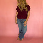 Berry Nice Top in Burgundy