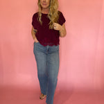 Berry Nice Top in Burgundy
