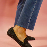 Black Tweed Goody 2 Shoes Flats