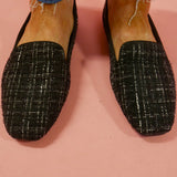 Black Tweed Goody 2 Shoes Flats