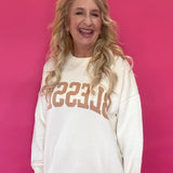 Blessed Cream Oversized Knit Sweater