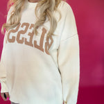 Blessed Cream Oversized Knit Sweater