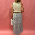 Bloom & Flow Floral Midi Skirt
