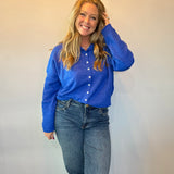 Blue Piper Cardigan