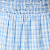 Blue Skies Gingham Tiered Mini Dress - Shabby 2 Chic Boutiques