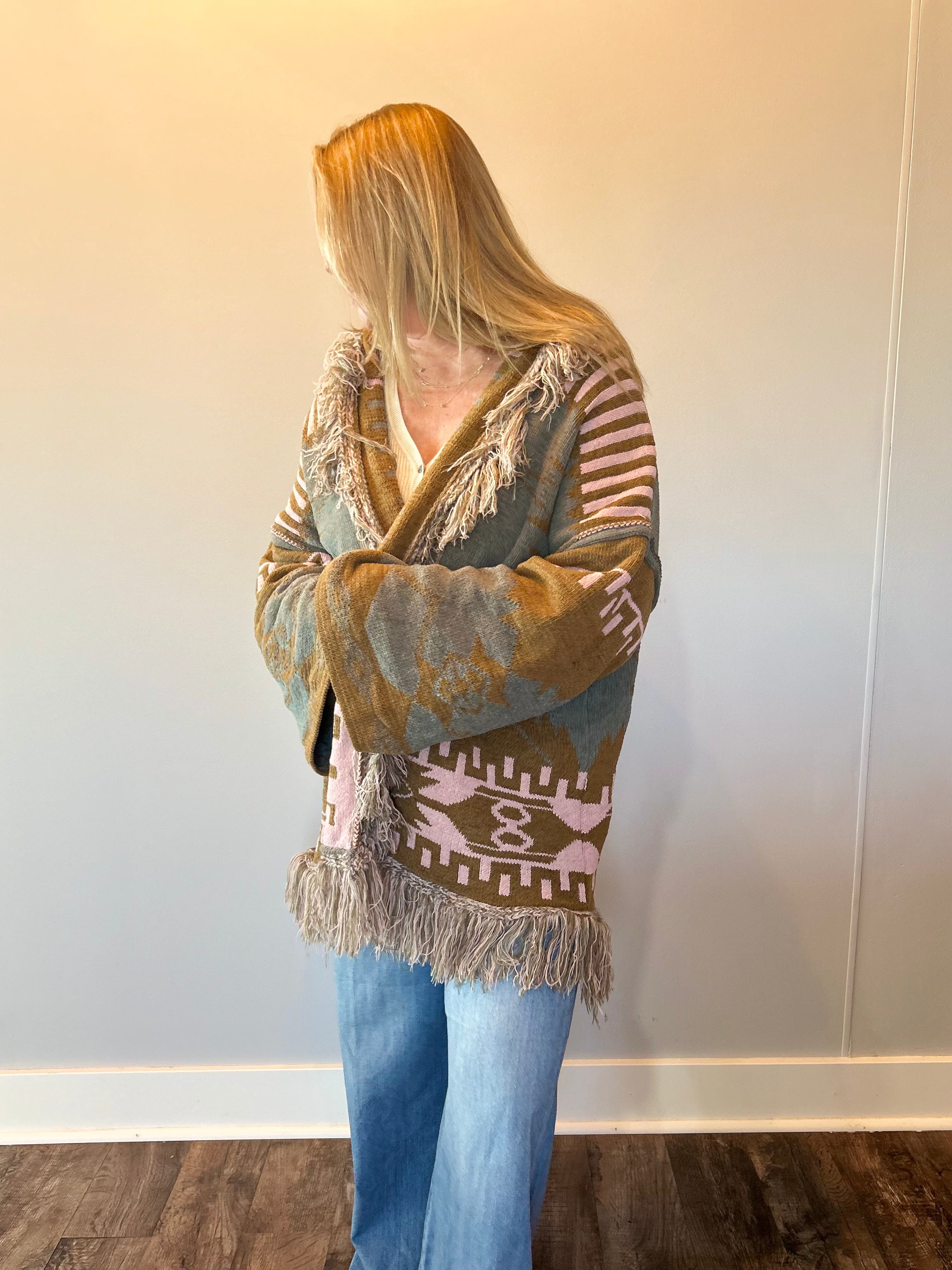 Boho Fringe Cardigan