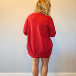 Bold Move Cardigan in Red