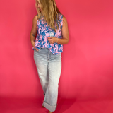 Botanical Garden Ruffle Top