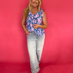 Botanical Garden Ruffle Top