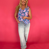 Botanical Garden Ruffle Top