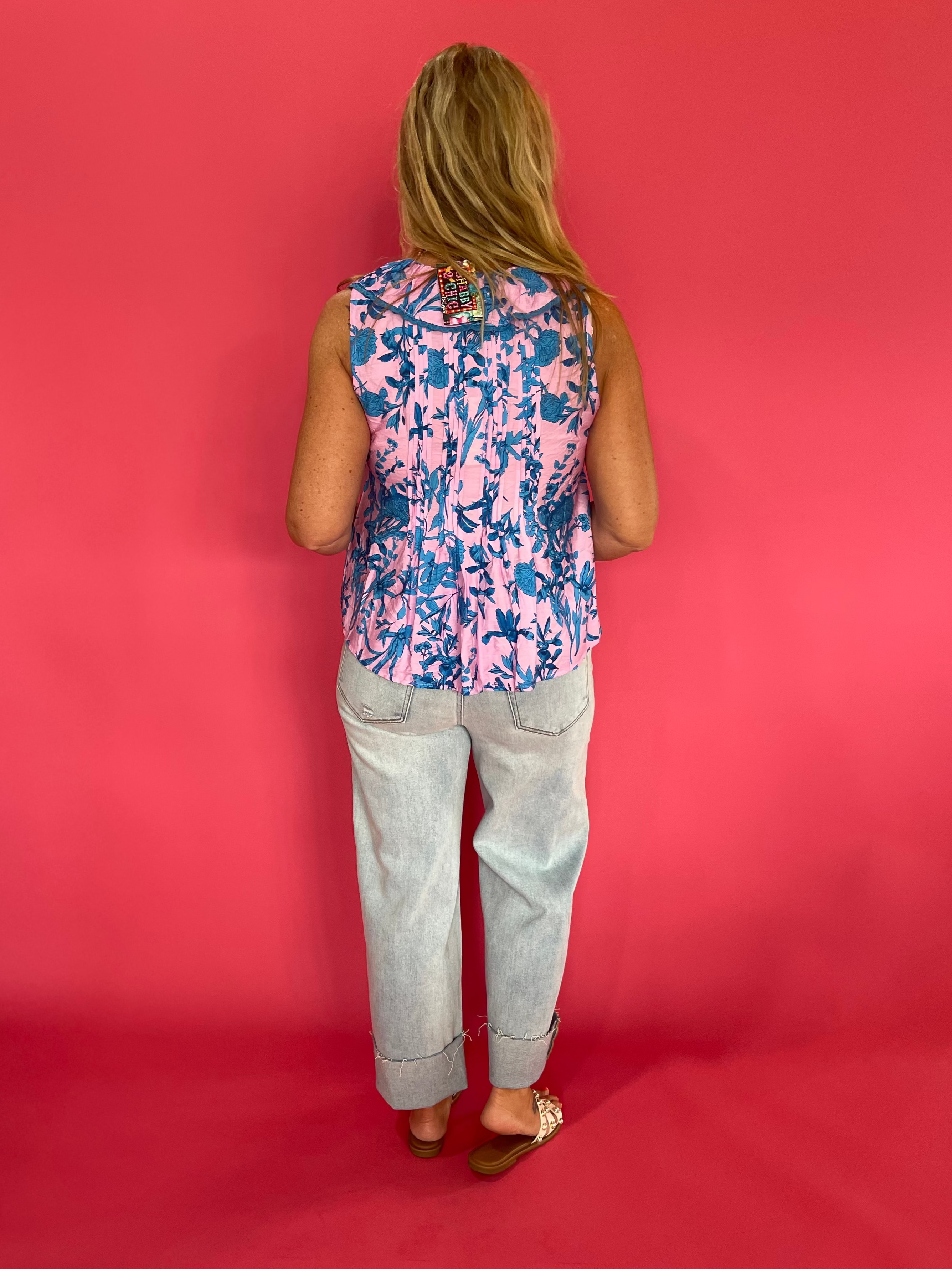 Botanical Garden Ruffle Top