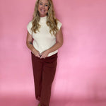 Breezy Days Wide-Leg Pants in Cinnamon