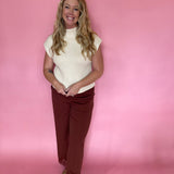 Breezy Days Wide-Leg Pants in Cinnamon