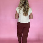 Breezy Days Wide-Leg Pants in Cinnamon