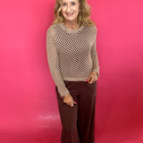 Cala Shimmer Crochet Sweater (ZSupply) - Shabby 2 Chic Boutiques
