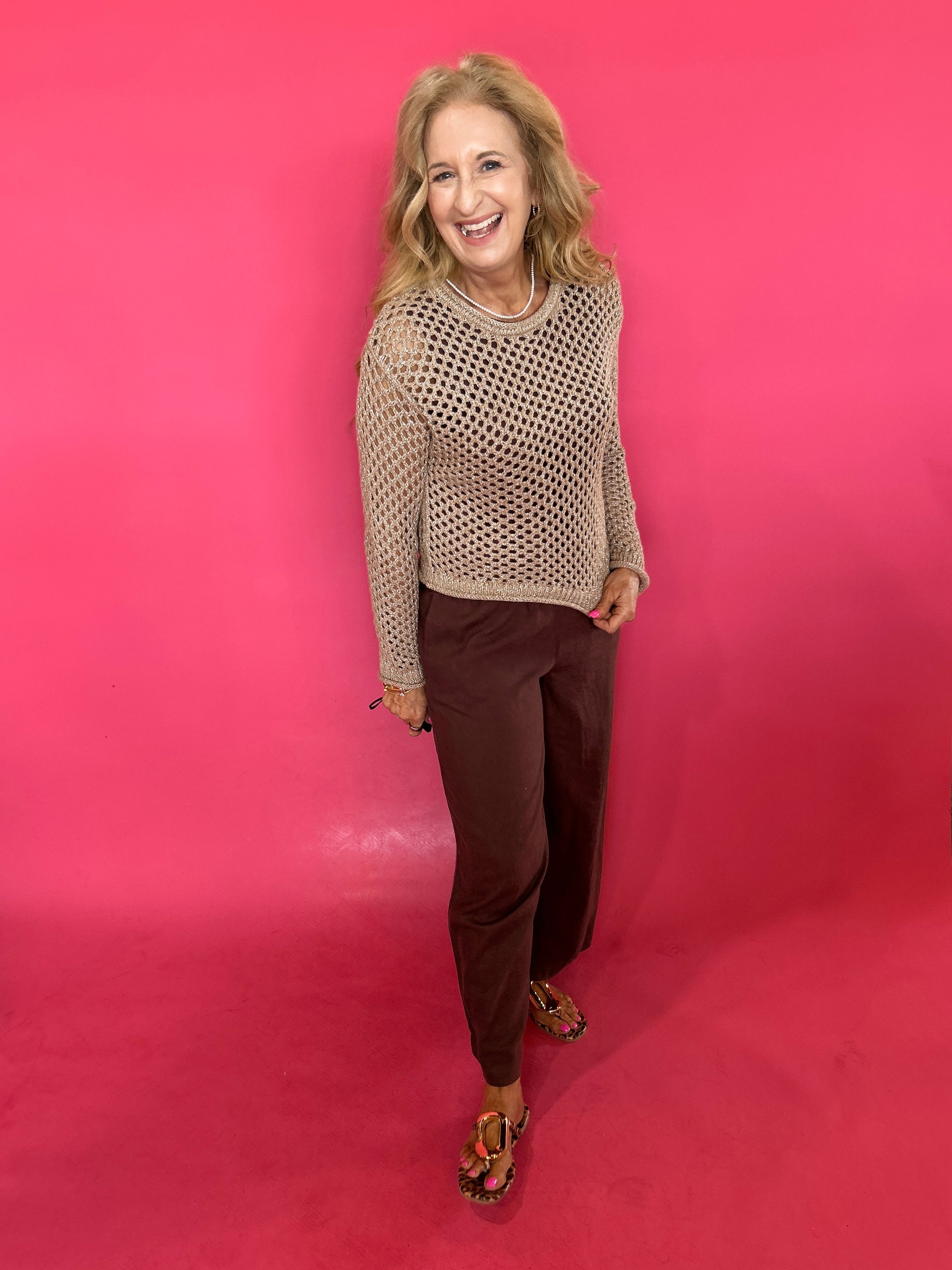 Cala Shimmer Crochet Sweater (ZSupply) - Shabby 2 Chic Boutiques