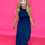 Charlotte Midi Dress in Eclipse (ZSupply) - Shabby 2 Chic Boutiques