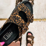 Charolette Slide in Leopard Print
