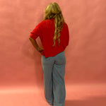 Cherie Cardigan in Red