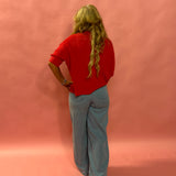 Cherie Cardigan in Red