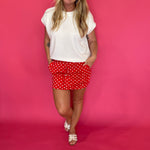 Cherry Bomb Polka Dot Skort